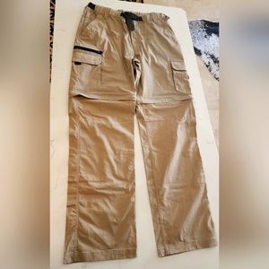 Men's convertible hiking pants size Large